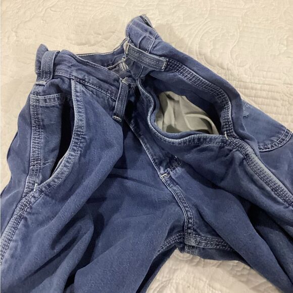 Carhartt Original Fit Utility Painters Denim Work Pants Sz 34/32 - Picture 7 of 9